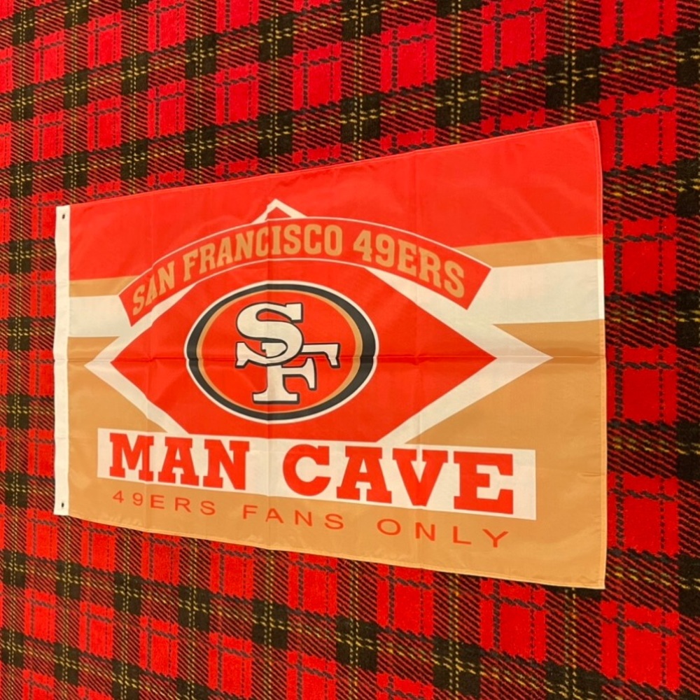 Brand new San Francisco 49ers banner flag